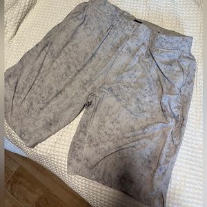 Grey marble Kenneth Cole workout shorts